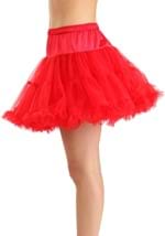 Women's Red Petticoat Skirt Alt 3