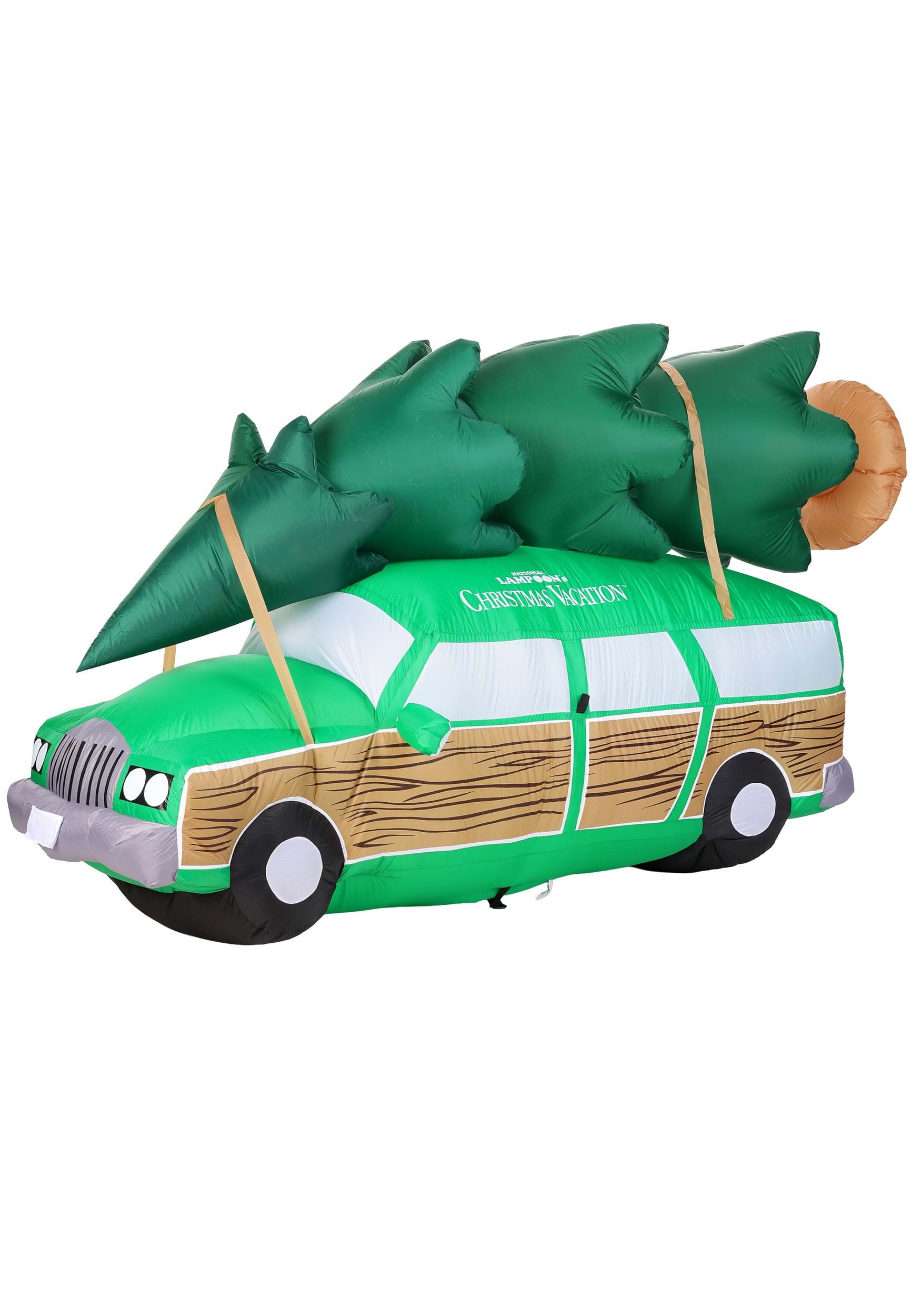 8FT Christmas Vacation Station Wagon Christmas Airblown Decoration | Christmas Decorations