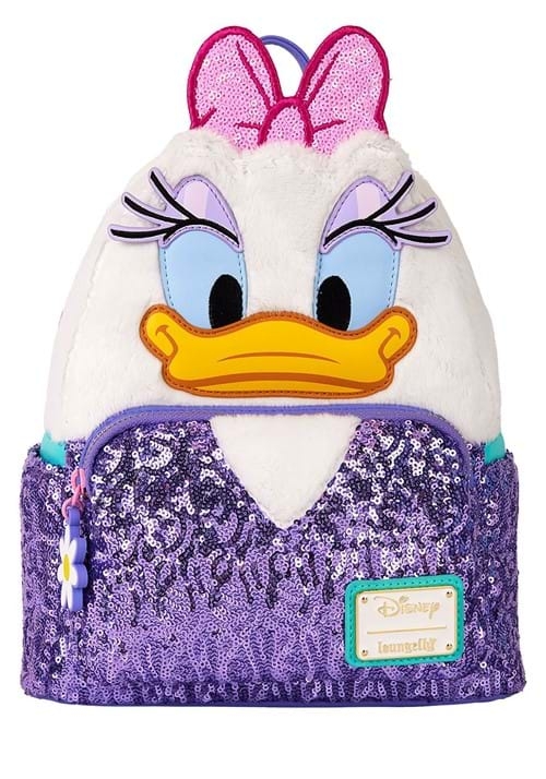 Loungefly Disney Daisy Duck Plush Mini Backpack