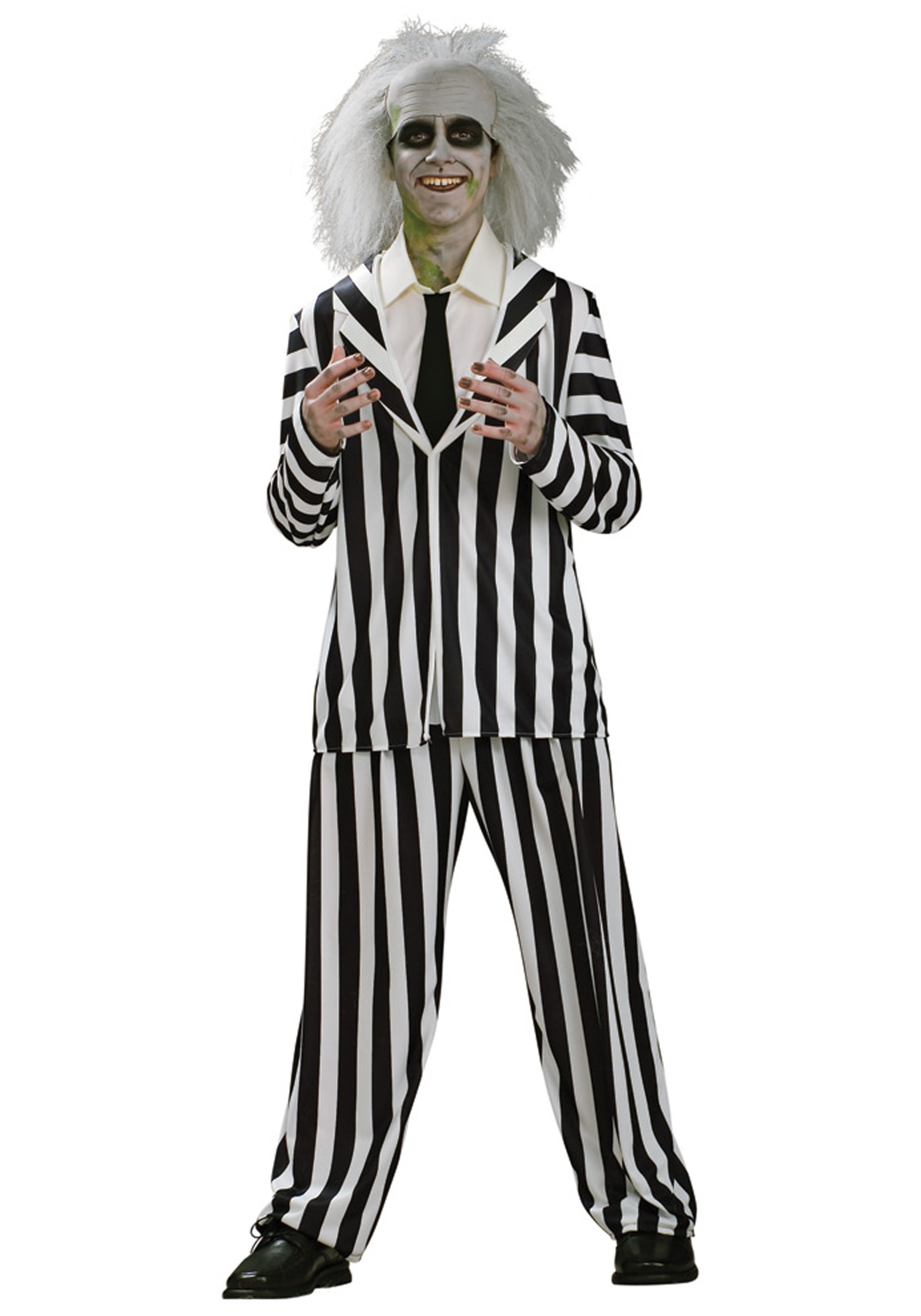 Tim Burton S Beetlejuice Teen Costume Movie Character Costume   Tim Burtons Beetlejuice Teen Costume 