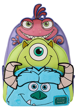 Loungefly Monsters Inc Sulley Mike Randall Mini Backpack