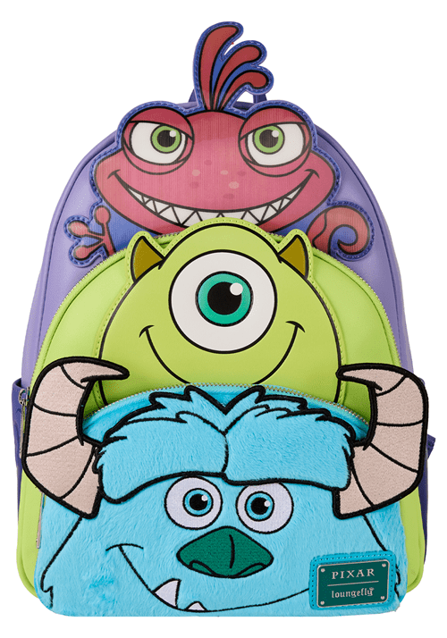 Loungefly Monsters Inc Sulley Mike Randall Mini Backpack