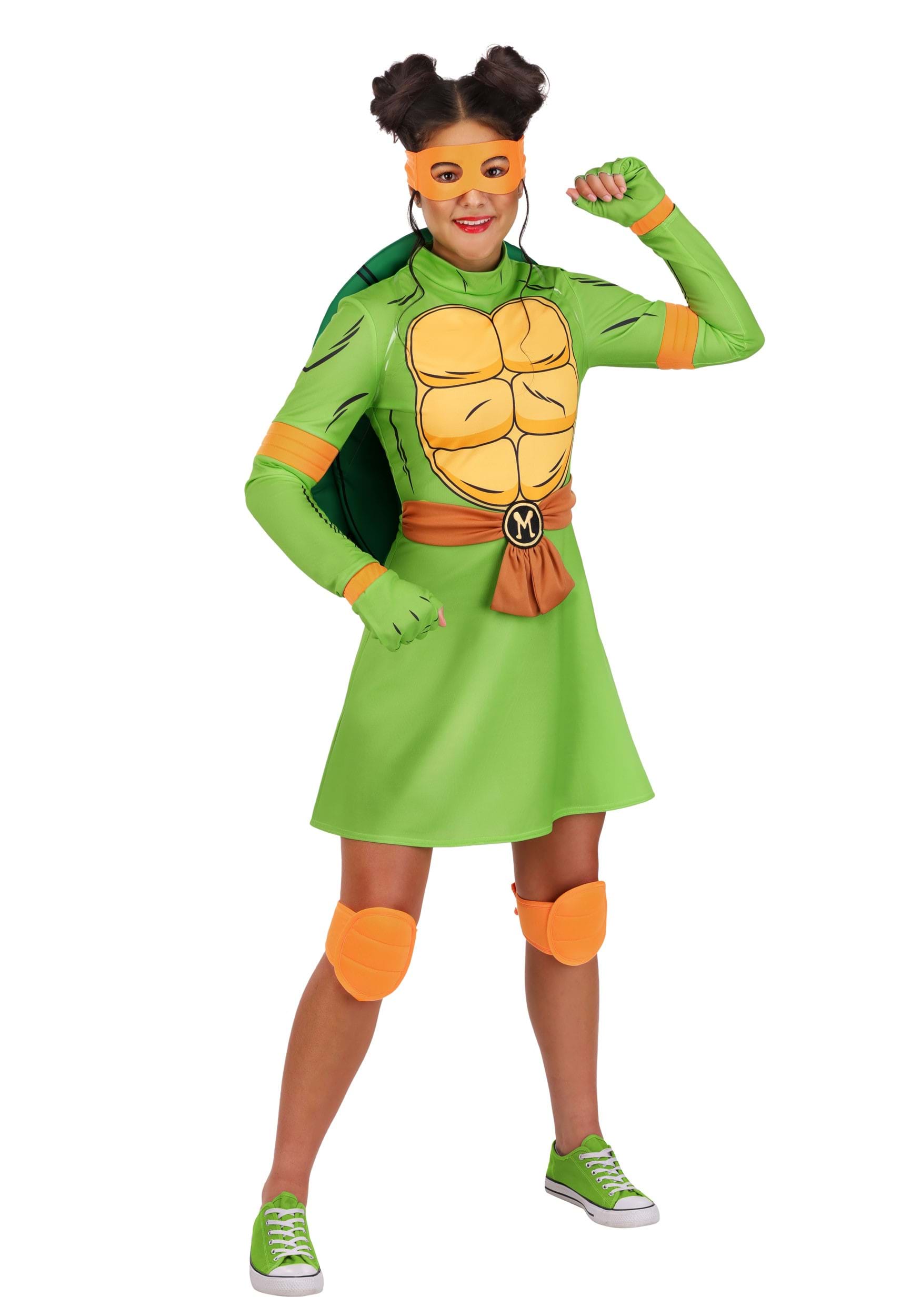 Teenage Mutant Ninja Turtles Michelangelo Womens Costume Dress | Nickelodeon Costumes