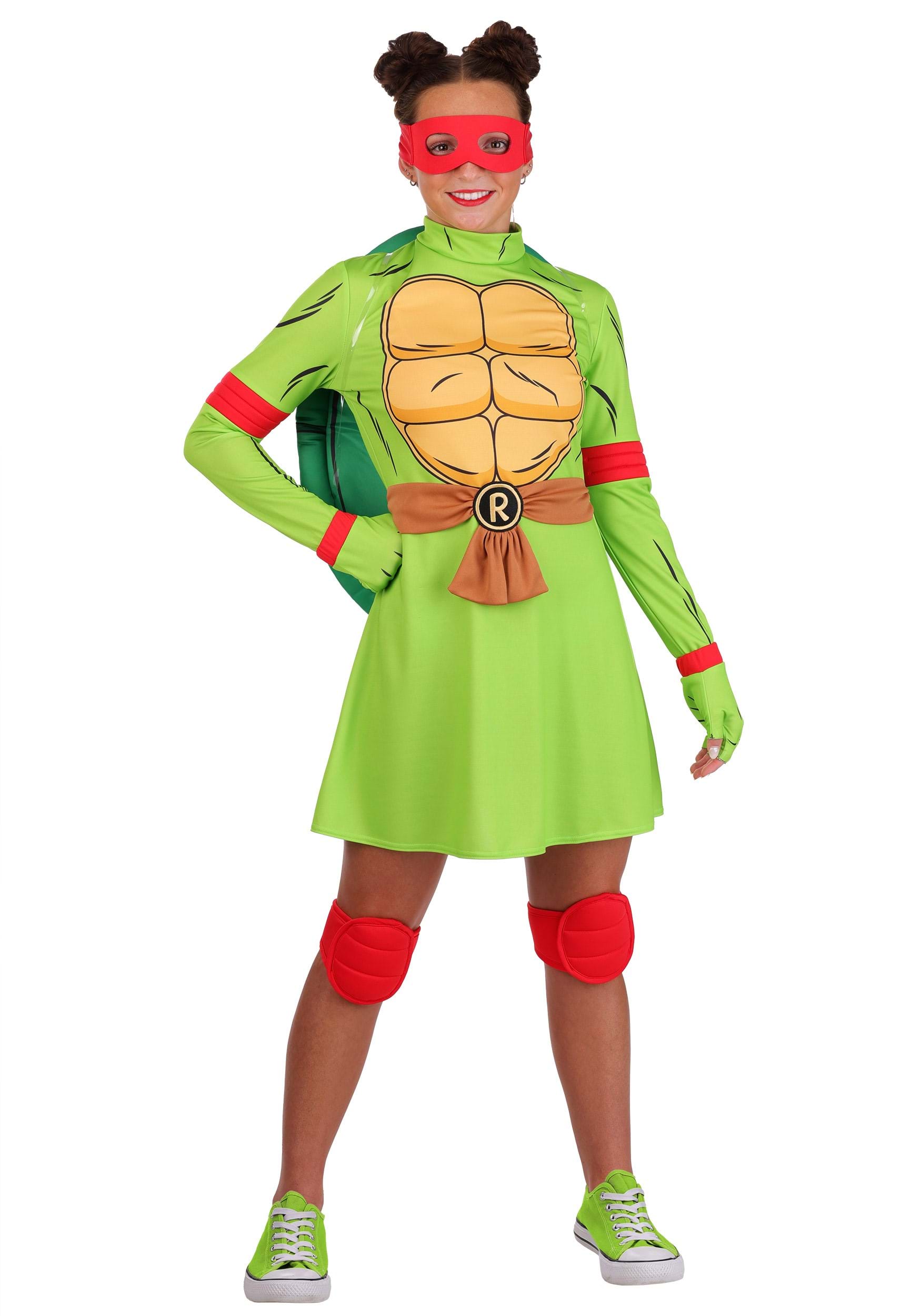 Teenage Mutant Ninja Turtles Womens Raphael Costume Dress | Nickelodeon Costumes
