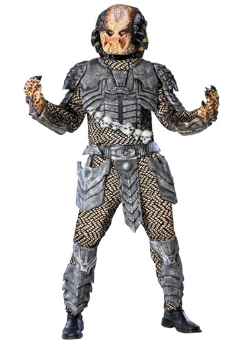 Scary Deluxe Predator Costume for Adults