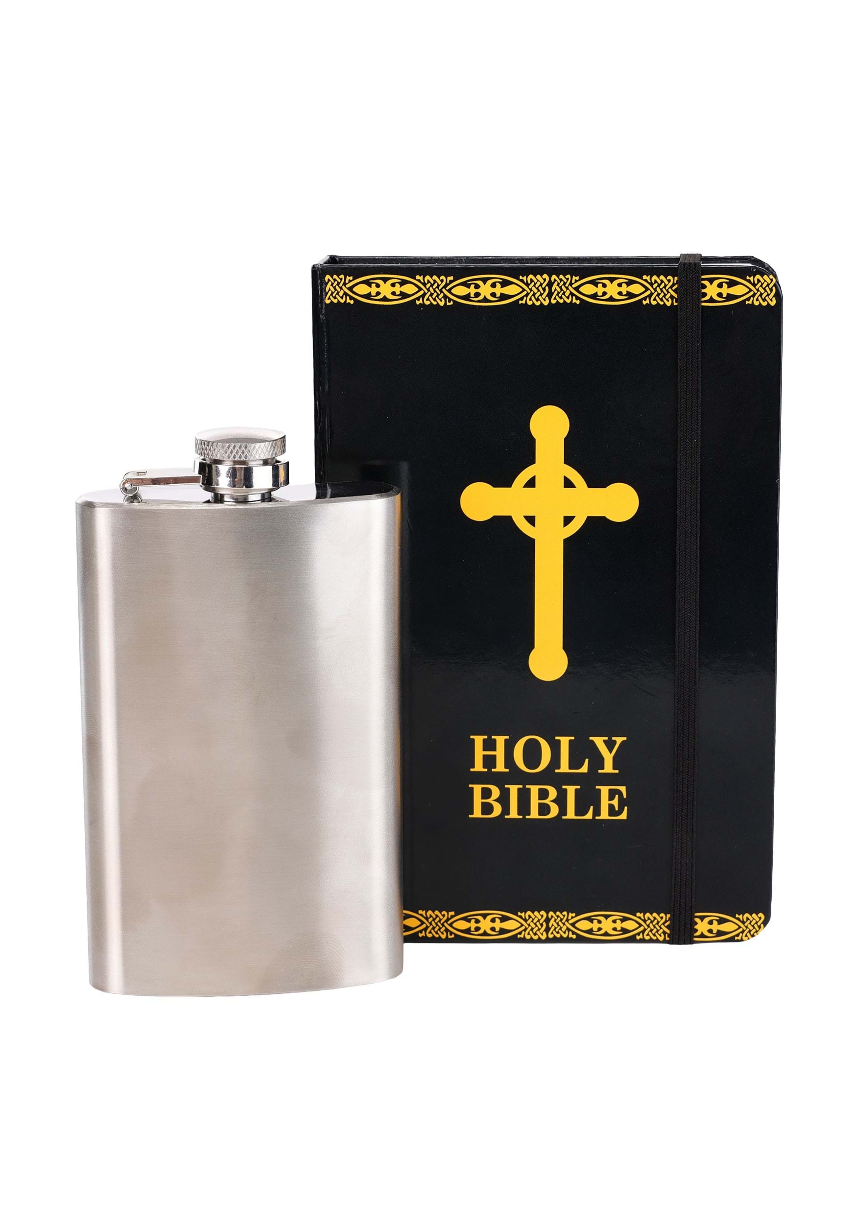 Holy Bible Accessory Costume Flask | Religious Accessories