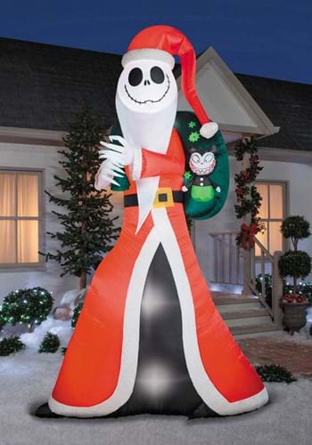10FT Disney Jack Skellington Inflatable Sandy Claws Decorati