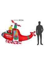 Animated Grinch in Helicopter Inflatable Alt 2