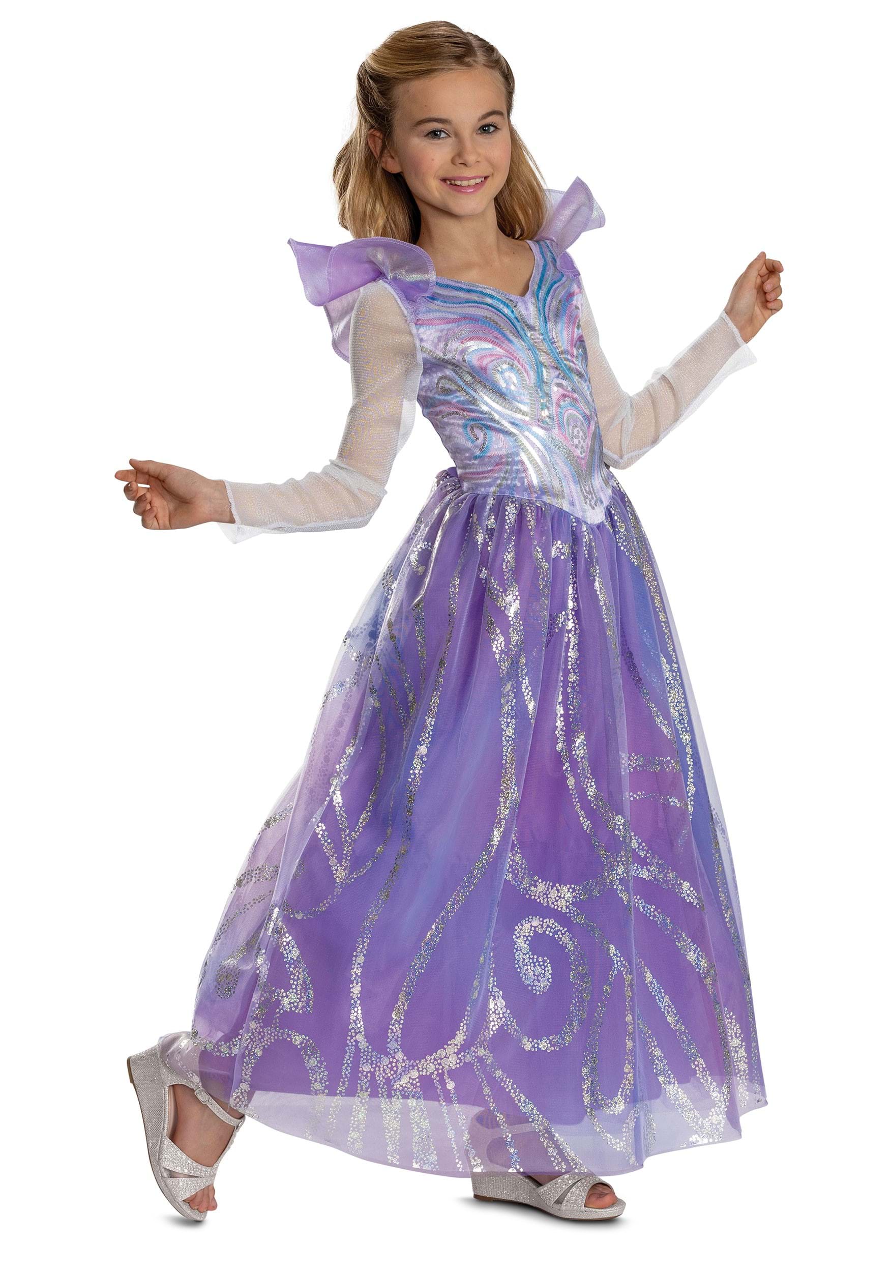 Deluxe Wicked Glinda "For Good" Girls Costume | Wicked Costumes