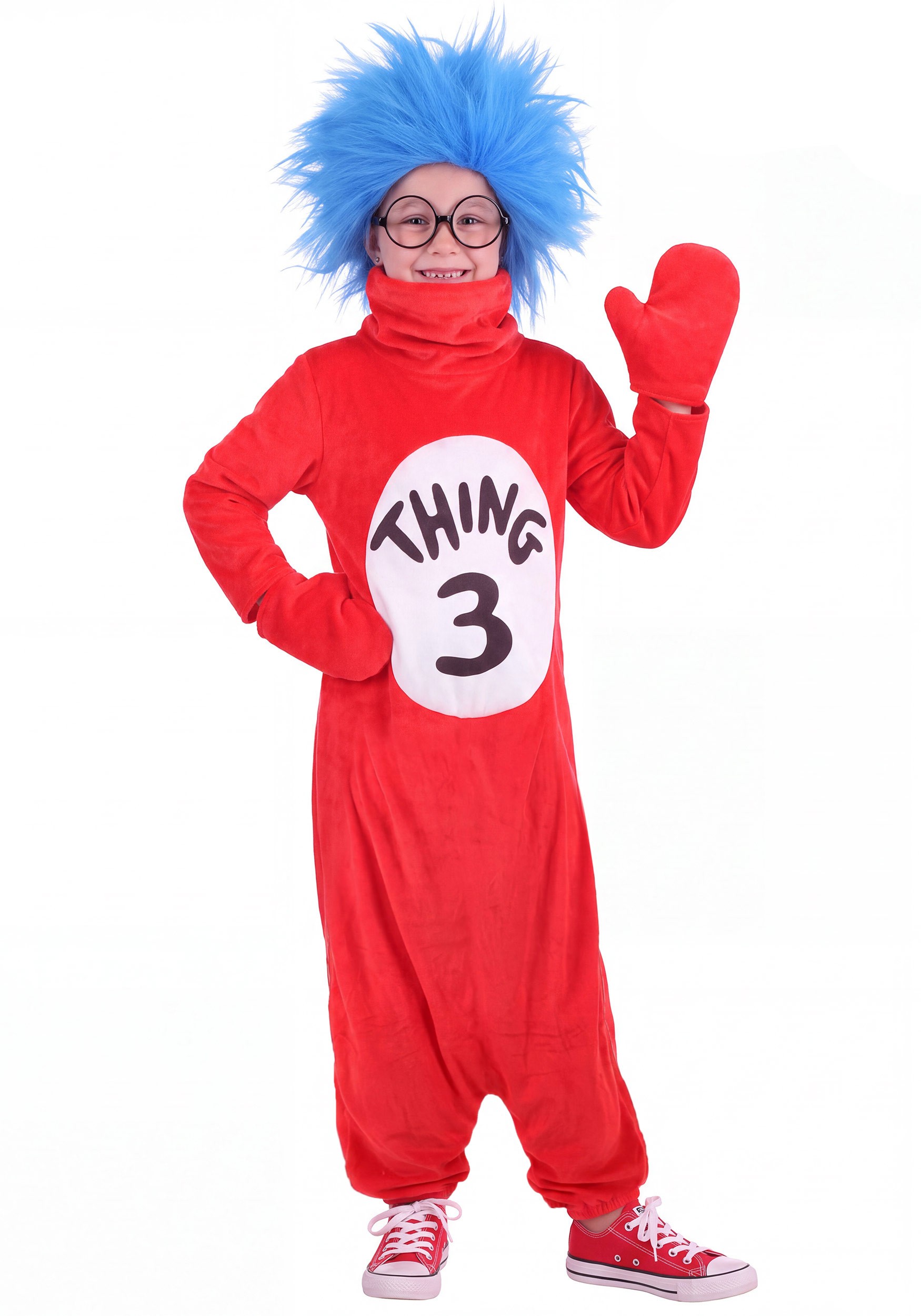 Kid's Dr. Seuss Thing 3 Cat in the Hat Costume