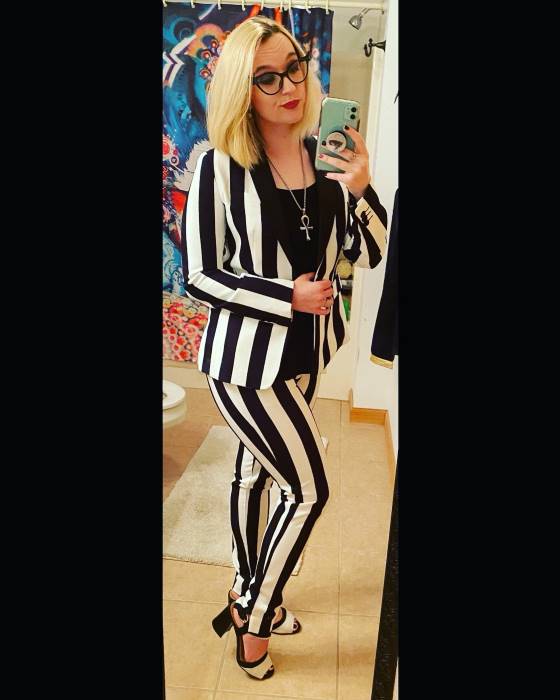 NYFW Is Over! Maura's Going to Celebrate By Buying These 'Beetlejuice' Pants  - Fashionista