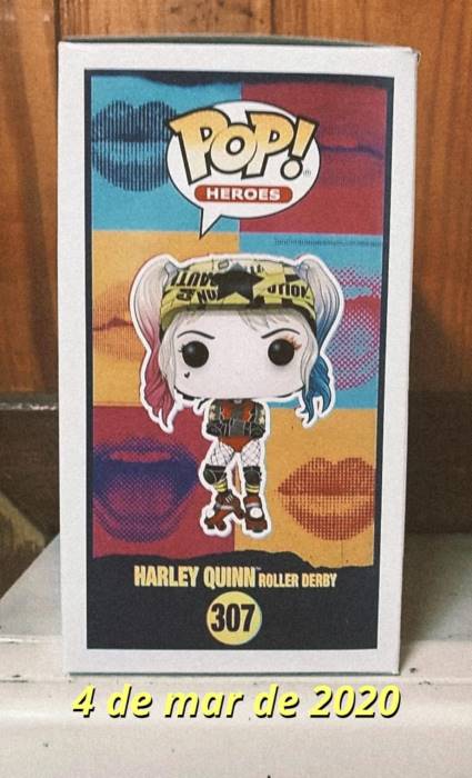 harley quinn roller derby pop vinyl